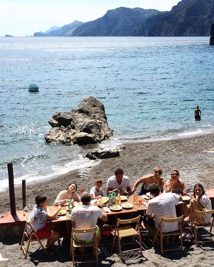 Beach lunch Greece